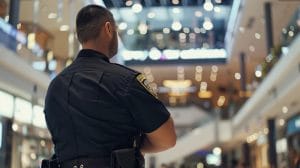 Agent de sécurité Silverbacks en intervention