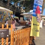 Panneau Silverbacks Sécurité « site sous surveillance » – activation de marque à Paris Plages (Arkose)